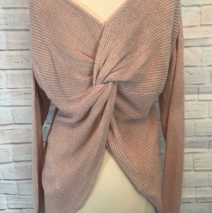 Market & Spruce sweater rose color